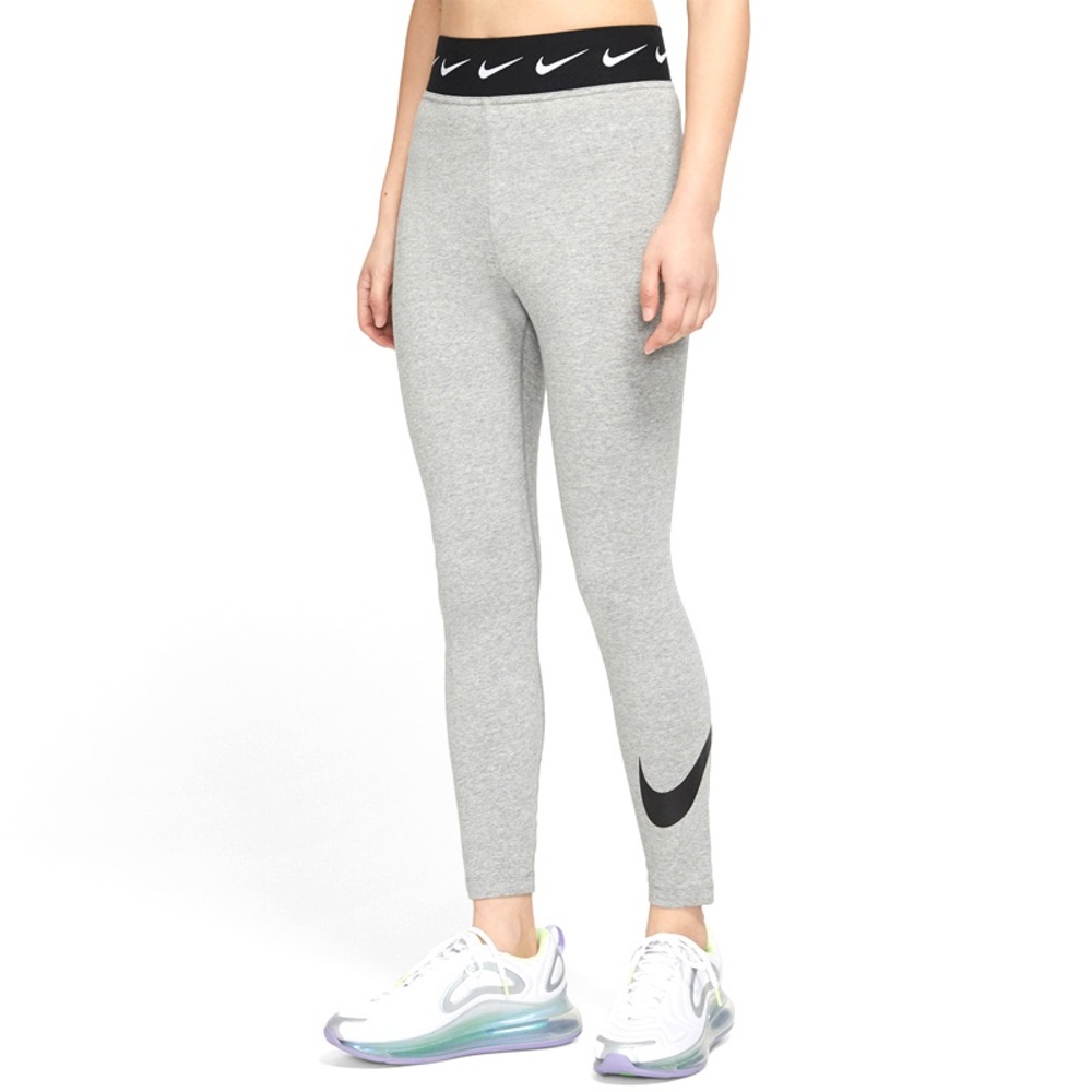 Nike Grey & Black High Rise Leggings